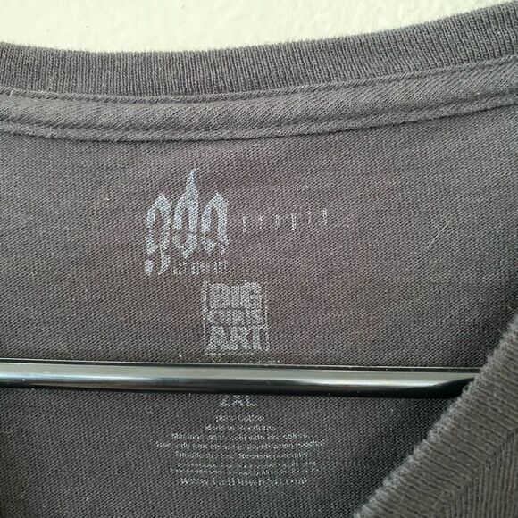 Big Chris Art Monsters Playing Poker Graphic T-Shirt - Picture 4 of 4